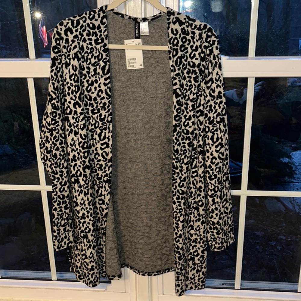 Leopard cardigan